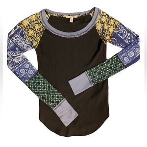 Free People Cozy Long Sleeve Shirt Size Small